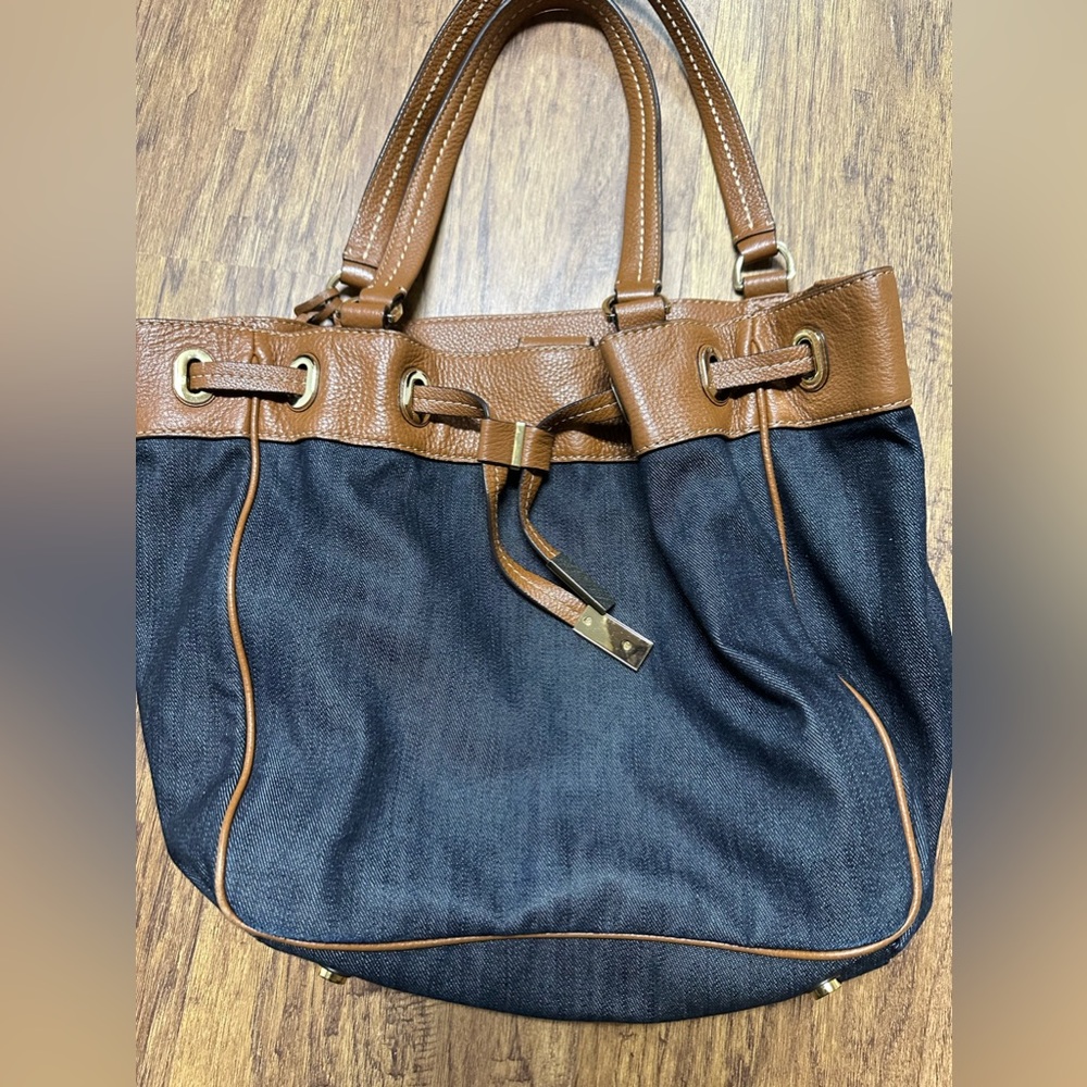 Michael kors denim handbag